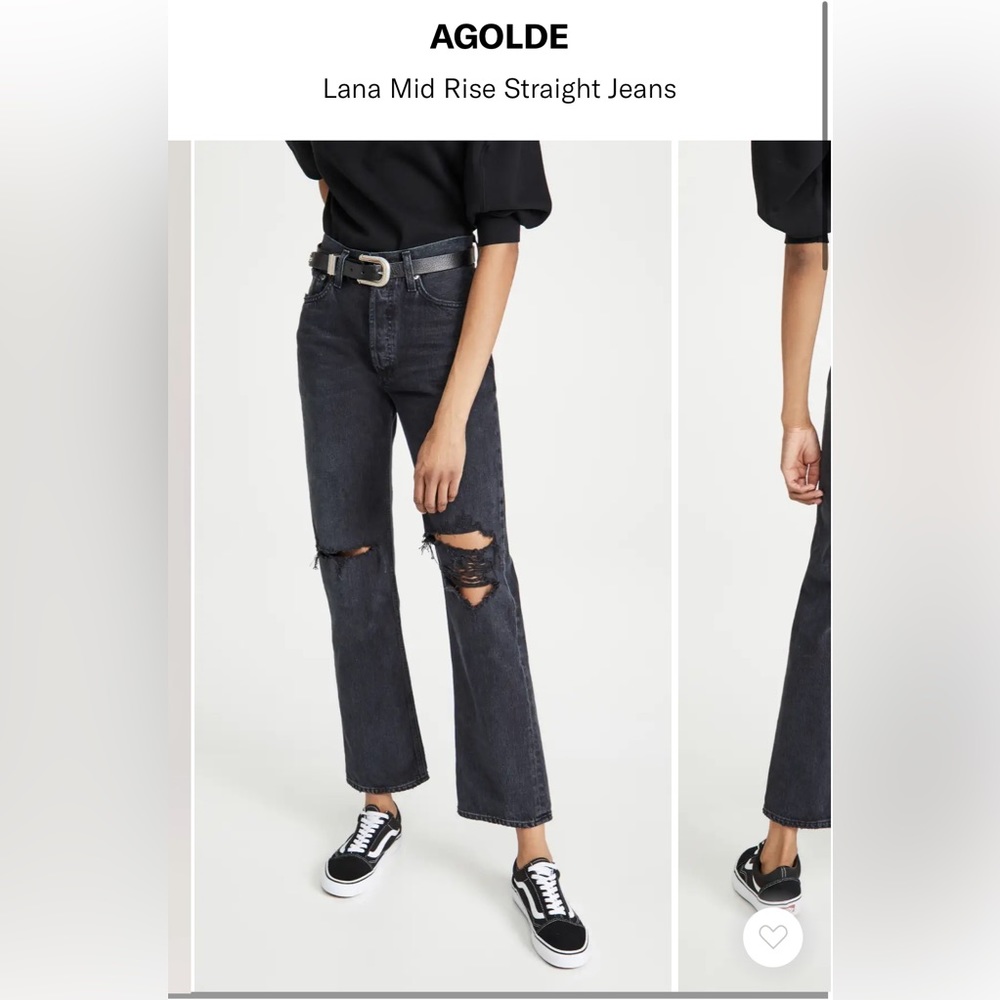Agolde Lana Straight Jean